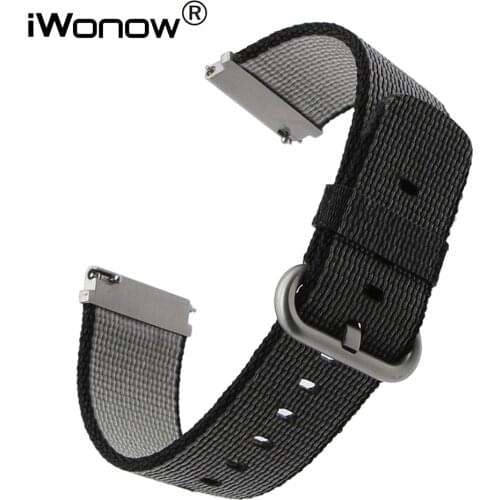 22mm Quick Release Nylon Watchband for Citizen Seiko Casio Hamilton Luminox Watch Band Fabric Strap Wrist Bracelet Black Brown