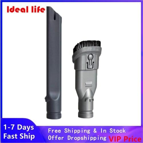 Brush+Crevice Tool For Dyson DC58 DC59 V6 DC30 DC34 Vacuum Cleaner Crevice Cleaning Tools Two-in-one Wide Brushes Replacement