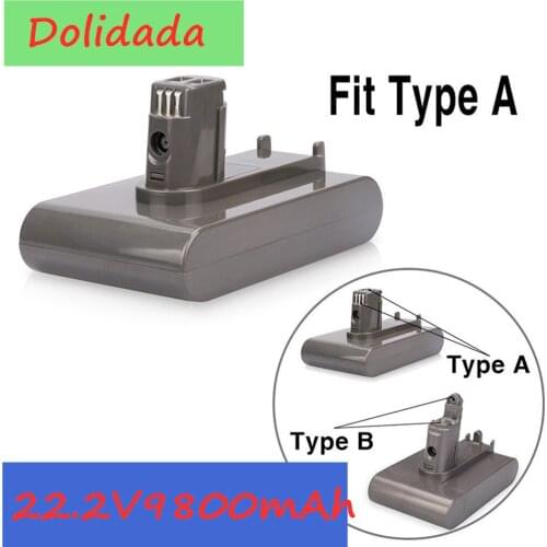 22.2V 9800mAh Li-ion Replacement Battery For Dyson Handheld Vacuum Cleaner DC31 DC34 DC35 DC44 DC45 917083-01 Type A