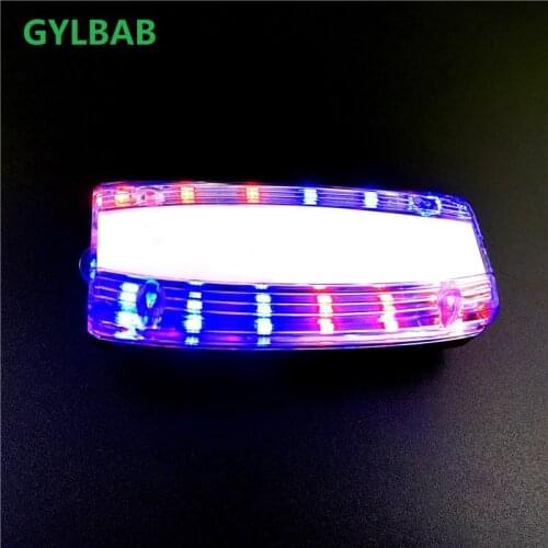 Gylbab Led shoulder light riding flashing rechargeable warning night running walking indicator torch hand lamp clip traffic