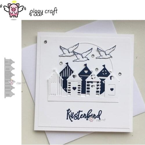 Piggy Craft metal cutting dies cut die mold Love house decoration Scrapbook paper craft album card punch knife art cutter die