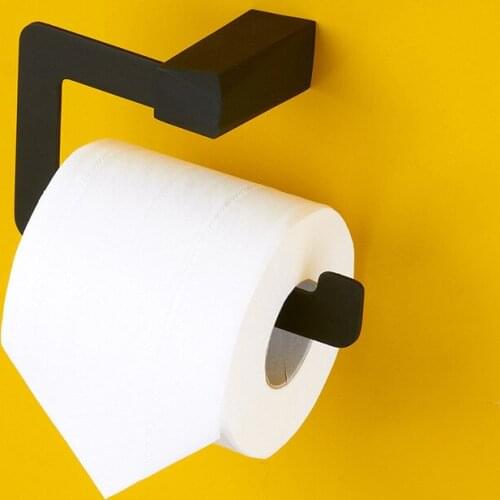 Vidric pure matte black rubber paint the bathroom without toilet paper cover towel rack shelving