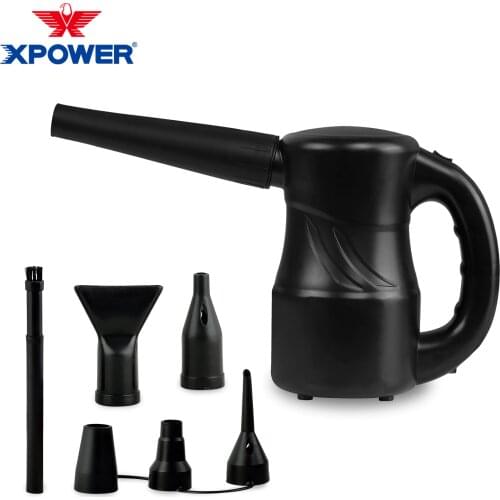 XPOWER High-Pressure Electric Air Duster Blower Compress Air Computer Cleaner Air Pump Portable Battery Multi-Purpose Air blower