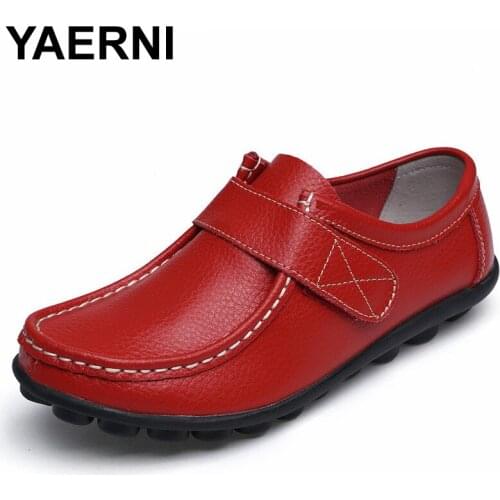 YAERNI Womens Casual Shoes Lace-Up Woman Loafers Moccasins Female Flats Solid Low Heel Lady Shoe Soft Women Footwear