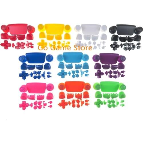 10sets PlayStation5 For PS5 Controller color buttons Full Set Solid Modding Buttons Kit Replacement
