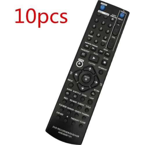 10pcs)NEW Replacement for LG DVD Recorder DVD VCR Remote control AKB36097101 FOR RC897T RC397HM Fernbedienung