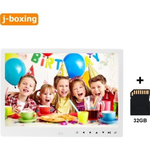 12 Inch Digital Picture Frame with Touch Screen high resolution LCD display Email, iOS and Android app, DLNA with 32gb TF Card