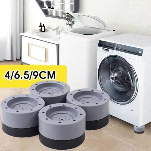 New Durable 4 Pcs Anti Vibration Pads Washing Machine Reduce Noise Refrigerator Reduce Noise Mat Shock Absorbing Pad For Washer