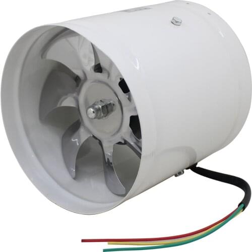6/8/10/12 Inch 220VAC Booster Fan Inline Duct Vent Blower Duct Fan for HVAC Exhaust Bathroom Ventilation Fan kitchen Exhaust Fan