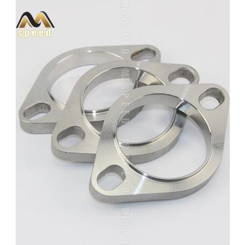 Accessories Universal stainless steel exhaust muffler flange exhaust pipe connection 51mm 63mm 76mm joint