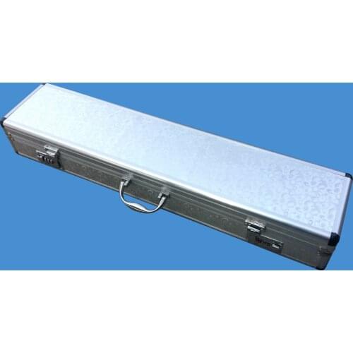 70/80cm Aluminum hand-held Double password lock box can hold four fishing rod fishing Accessories bag