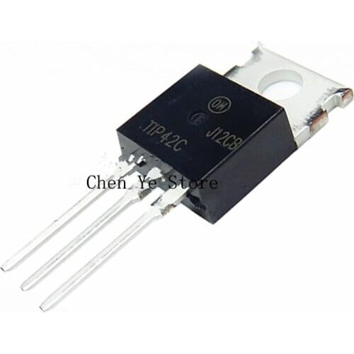 Free Shipping 25PCS TIP42C TIP42 transistor ON PNP TO-220 100% new original