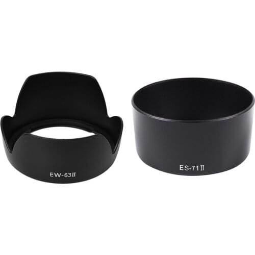 EW-63II Lens Hood For Canon EF 28Mm F/1.8 & EF 28-105Mm Lenses & Dedicated Bayonet Lens Hood, For Canon EOS EF 50Mm