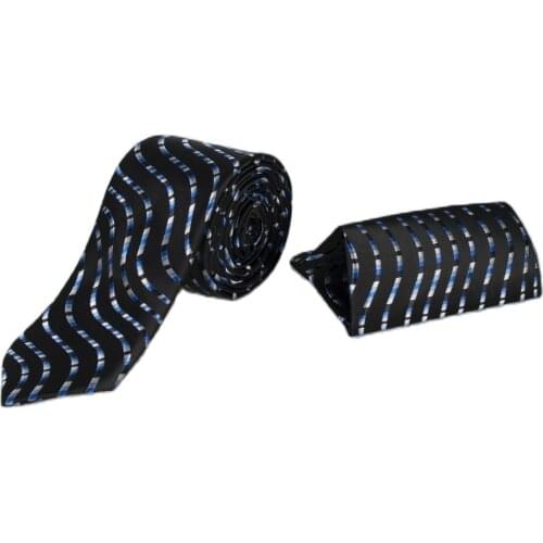 DeepSEA Male Line Pattern Mendilli Tie Casual Business Office Career Unisex High Quality Four Seasons 2001941