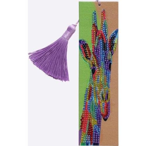 DIY 5d Diamond Painting Animal Panda Deer Bookmarks Special Shaped Diamond Book Marks Book Marks Christmas Gift