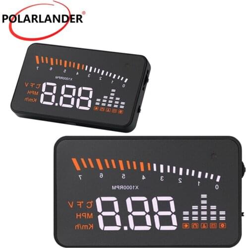 Head Up Display car detector New Comprehensive Display car alarm system Car HUD Projector 5.5 Inch OBD2 HUD car styling