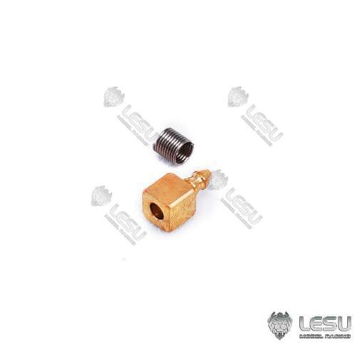 LESU RC 2.5*1.5 3*2MM Pipe Brass Nozzle For Hydraulic Excavator Truck Loader Model TH16979-SMT5