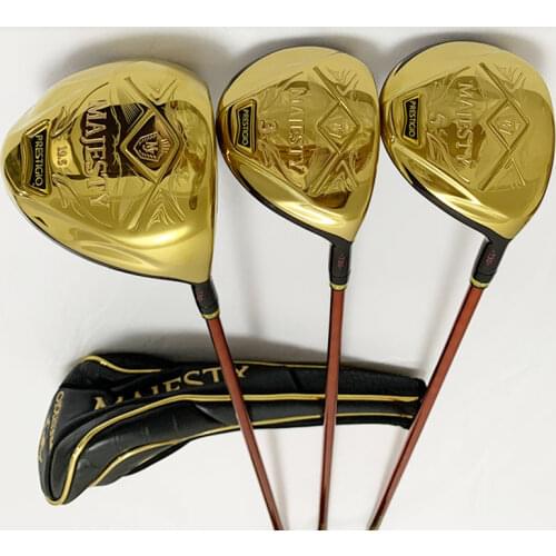 Mens Golf wood set Maruman Majesty Prestigio X(P10) clubs wood driver+fairway wood with Graphite Golf shaft cover R S SR flex