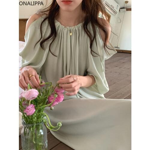 Onalippa Off-the-shoulder Summer Dresses