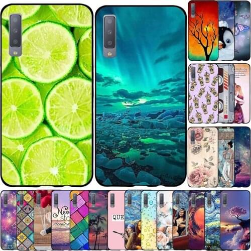 Silicone Case For Samsung Galaxy A7 2018 A750F A750 Case 6.0" Phone Case Protective For Fundas Samsung A7 2018 A750F A750 Coque