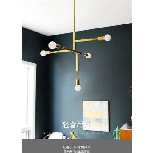 Nordic molecular lights postmodern geometric line tree branches lights magic bean chandelier modern minimalist minimalist living
