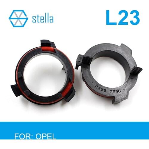 Stella 2pcs H7 LED headlight Holders/Adapters Lamp Base for OPEL Headlight Accessories