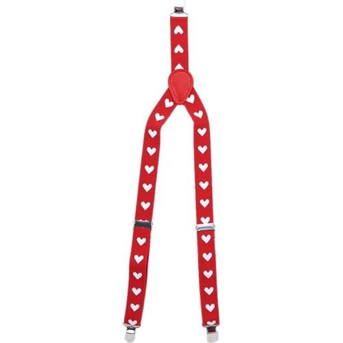 Boys Girls Unisex Suspenders Stars Print Suspenders Y-Back Adjustable Clip-on Trousers Elastic Party Clothes Accessories