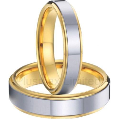 Anel de Casamento titanium steel Top quality female and male pair wedding band rings
