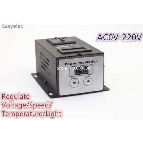 10000W high power silicon controlled electronic voltage regulator motor fan fan speed regulator temperature regulator 220V