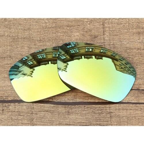 Vonxyz 24K Mirror Polarized Replacement Lenses for-Oakley Hijinx Frame