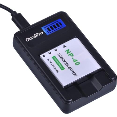 1pcs NP-40 NP 40 NP40 Rechargeable Li-ion Battery + USB Charger for Casio EX-Z400 FC100 FC150 FC160S P505 P600 P700 Z300 Z600 EX