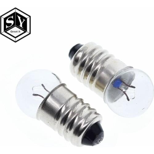 1pcs Student Electrical Experimental lamp Physics Class Used 0.3A 1.5V 2.5V 3.8V 6V Small Incandescent Bulbs