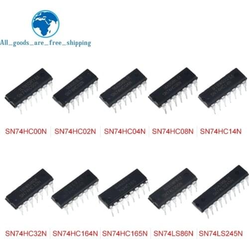 10PCS SN74HC00N SN74HC02N SN74HC04N SN74HC08N SN74HC14N SN74HC32N SN74HC164N SN74HC165N SN74LS86N SN74LS245N DIP - 14