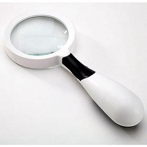 3X LED Lighting Magnifier Optical Glass Lens Magnifying Glass with LED Light Reading Jewel Loupe