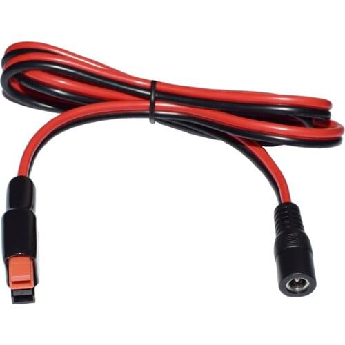 5.5mm x 2.1mm DC Female Power Plug Cable Compatible with Powerpole for Portable Generator 14 AWG Wire 3.28ft/1m (Female)