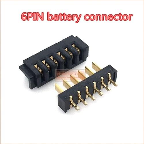 6PIN Laptop notebook battery connector pitch 2.5MM male+female plug 5pair