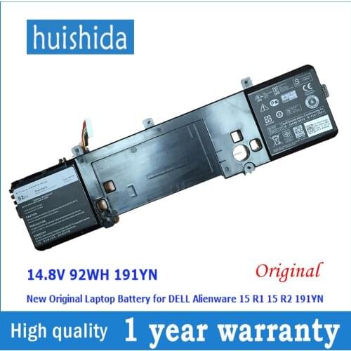 14,8 V 92WH 191YN New original laptop battery for Dell 191YN Alienware 15 R1 15 R2 ALW15ED-1718 series