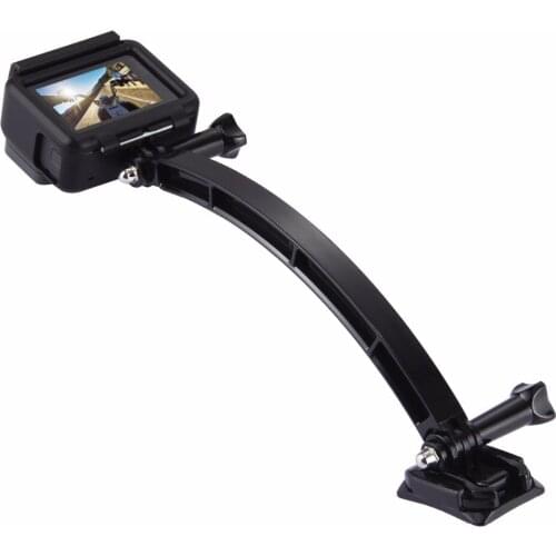 PULUZ For GoPro Accessories Outdoor Motorcycle Cycling Helmet Extension Arm Set mount for GoPro HERO5 HERO4 Session HERO3+/ 2 /1