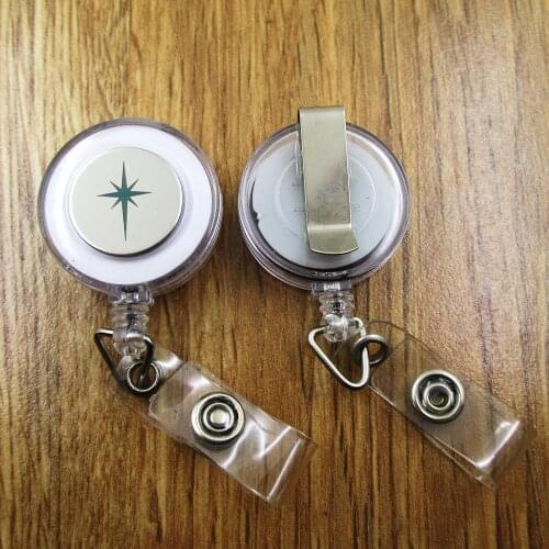 Northstar ID Badge Reel gift for him/her friend family retractable recoil id badge holder work fun