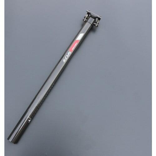 Fast shipping new authentic FCFB FW imaginary red line full carbon fiber seat tube folding ultralight 310g 33.9/34.9x580mm