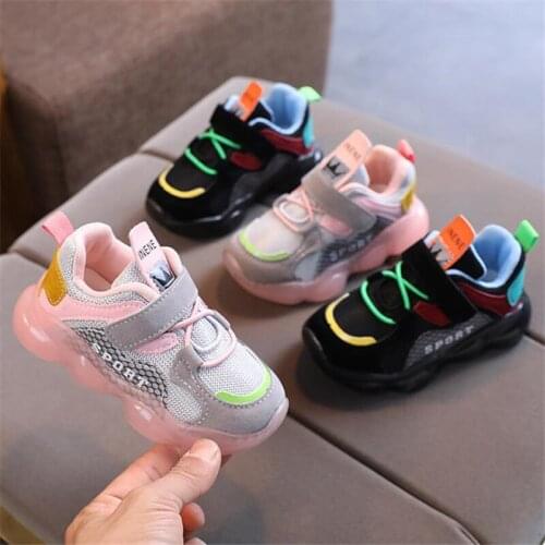 Disney childrens shoes, the new 2021 between childrens sports shoes with female childrens shoes surface boy running shoes