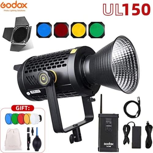 Godox UL150 UL-150 150W 5600K Color Temperature Silent Bowens Mount LED Video Light Lamp Remote Control and App Support