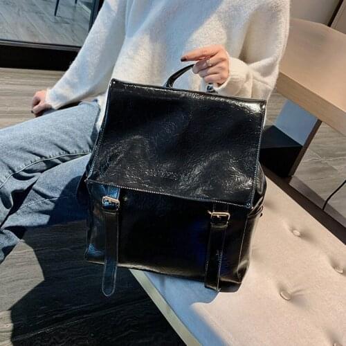 Fashion Backpack Large Capacity Women Backpack Travel Pu Leather Shoulder Bag Female Bagpack Rucksack Mochilas Mujer Rucksack