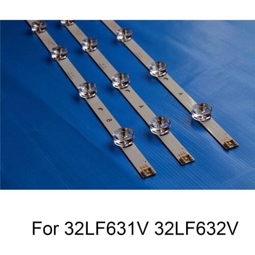 3 Piece/Lot Brand New LED Backlight Strip For LG 32LF632V 32LF631V TV Repair LED Backlight Strips Bars A B TYPE 6 Lamps Original