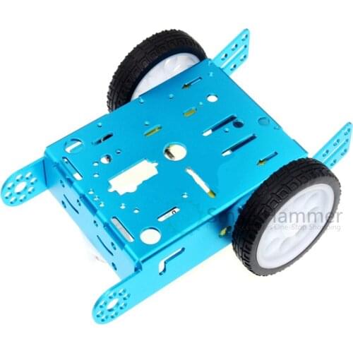 New diy Assembled aluminum alloy car Robotic car Smart car chassis alloy chassis