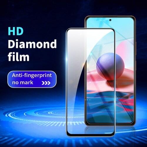 Full cover for Redmi 10X 5G Pro Tempered Glass Note 10 Pro Max 10S 9 4G 9T 9S 8 8T 7 7S Phone Screen Protector Protective Film