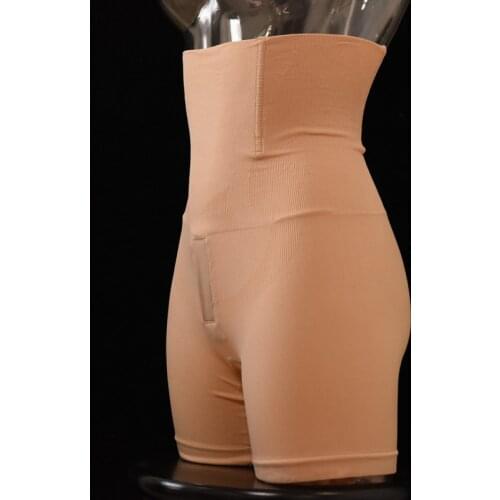 Sexy Men High Waist Shapers Boxer Breif Shapewear Massage Push Up Hips Bodysuit Shaper Pants Tummy Control Underwear Plus Size F