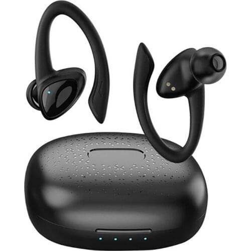 Two Ways to Wear TWS Sport Earhook D10 Wireless Headsets Stereo bluetooth 5.1 Light-weight Earphone for iPhone Xiaomi Huawei