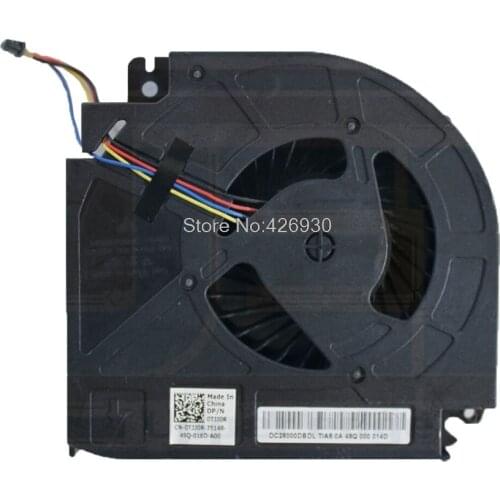 Laptop GPU Fan For DELL For Precision M6800 P30F DC28000DBDL KSB0705HC-DA02 DC28000DBV0 BATA0815R5H PN01 0TJJ0R TJJ0R new
