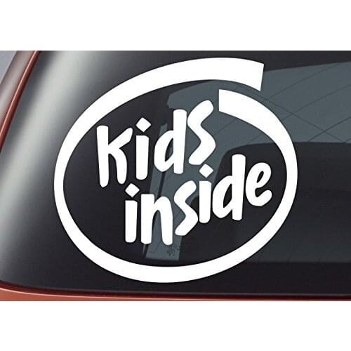 Kids Inside - Vinyl Decal - Window Sticker 15cm